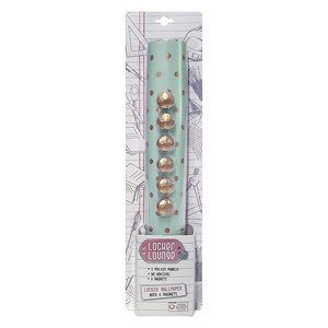 Locker Lounge™ Dotted Wallpaper With Magnets, Pack Of 2 sheets - Mint Green
